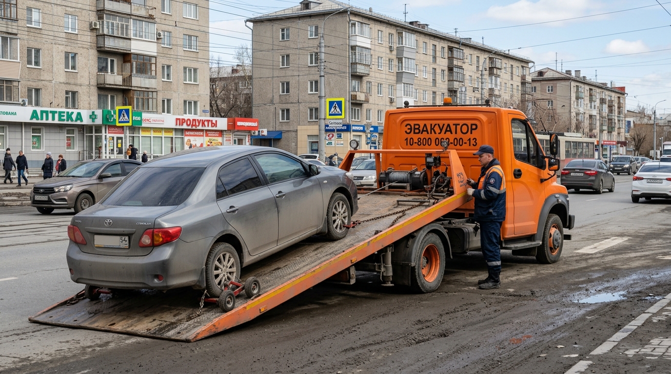 Эвакуатор для аварийных авто