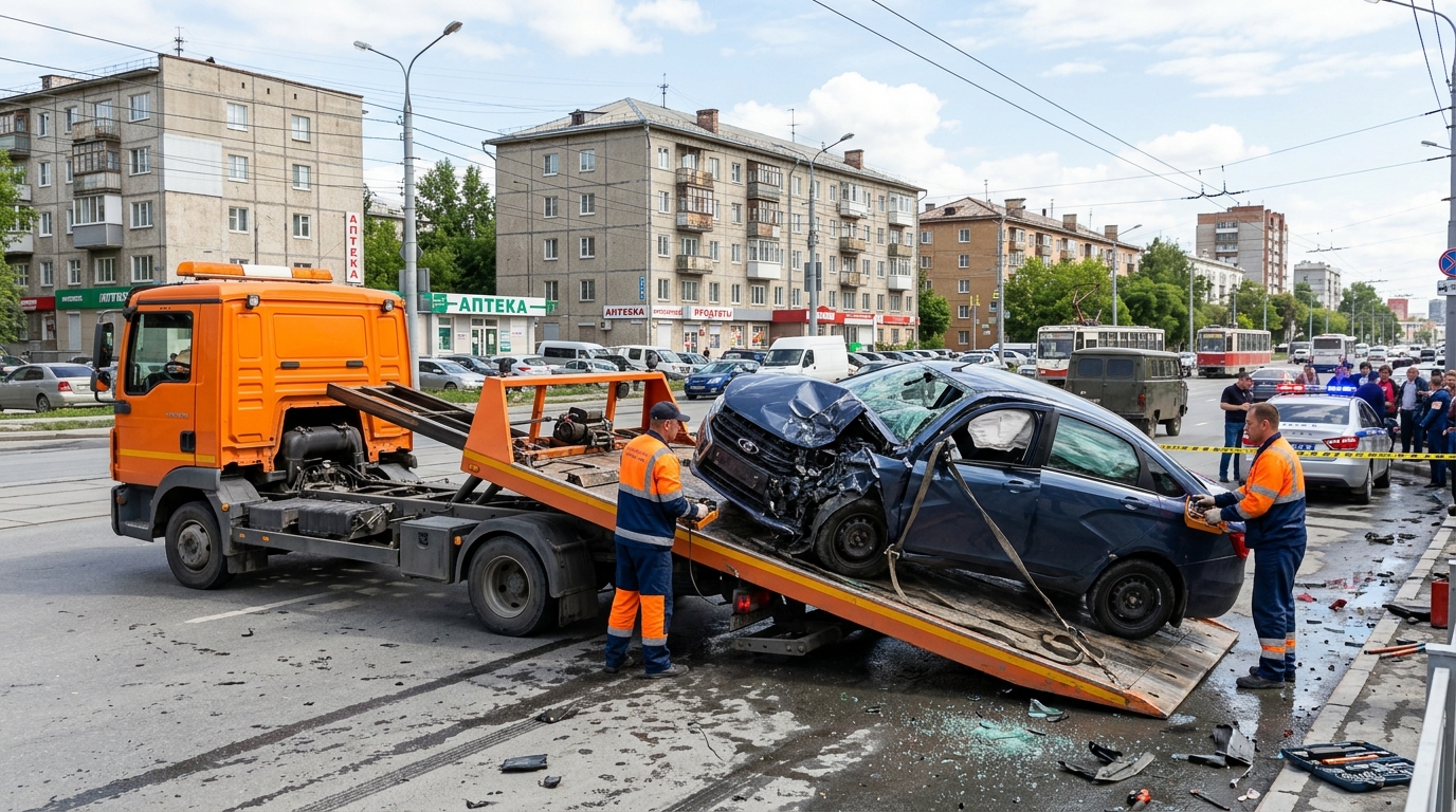 Эвакуатор для авто после ДТП